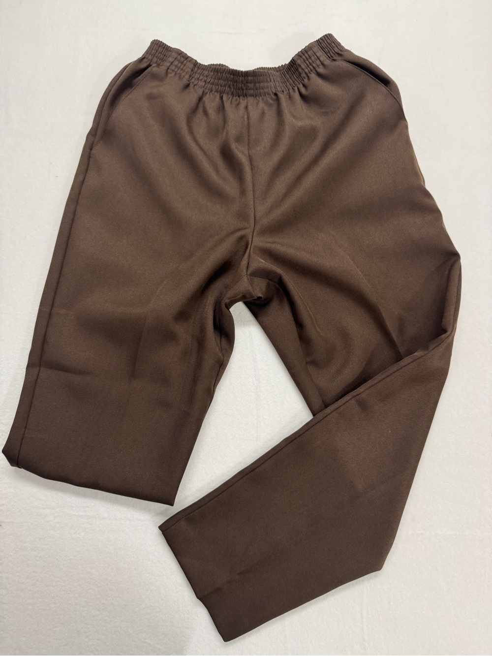 Donn Kenny Elastic Waist Brown Pants 12 Petite